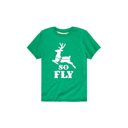 

Instant Message - So Fly Reindeer - Toddler Short Sleeve Tee