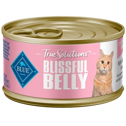 Blue Buffalo True Solutions Blissful Belly Digestive Care Chicken Natural Wet Food for Adult Cats, 3 oz., Case of 24