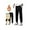 Black Cuffs, variant on Thermoseal - Waterproof & Windproof Thermal Pants,Fleece Lined Pants Men,Lined Pants for Cold Weather Hiking Cycling
