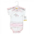 thumbnail image 2 of Hudson Baby Infant Girl Cotton Bodysuits, Pink Gray Elephant, 0-3 Months, 2 of 5