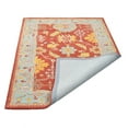 thumbnail image 2 of Rugsotic Carpets Hand Tufted Wool Eco-Friendly 10'x13' Area Rugs Rectangle Red Light Blue Oriental High Pile Thick Handmade Anti Skid Indoor Rug for Living Room, Bedroom K00683, 2 of 6