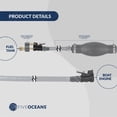 thumbnail image 6 of Five Oceans  5/16-Inch Barb Female Fuel Line Quick Connector, OMC / Johnson / Evinrude, Built with Durable Materials, Compatible with Ethanol Blended Fuels - FO2885, 6 of 8