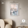thumbnail image 4 of Docked Boats Shadowbox Print Coastal Wall Decor by Art Remedy, White Frame, 20 x 30, 4 of 5