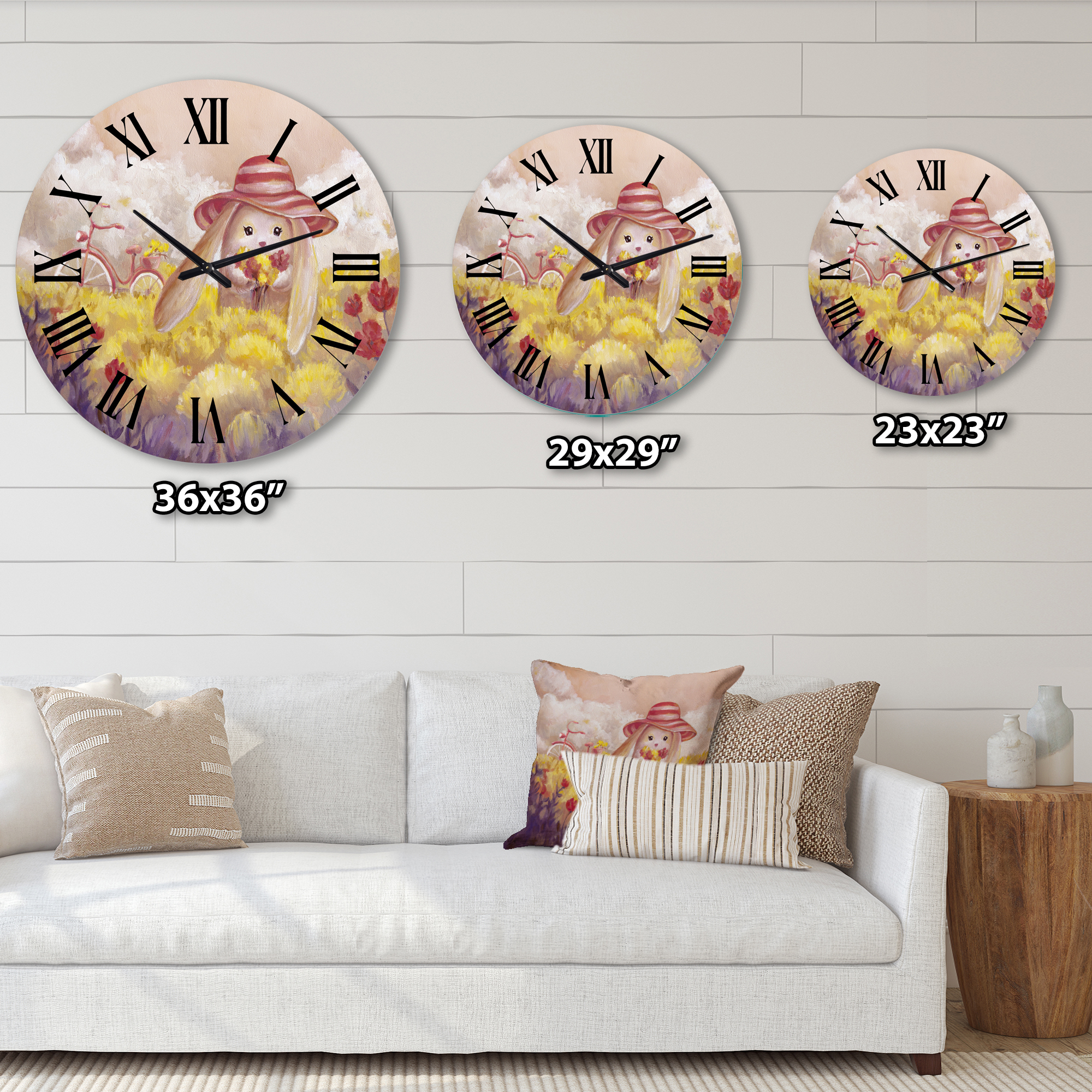 Designart 1 in Quartz Traditional Wall Clock