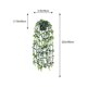 thumbnail image 2 of Cateissary Planta artificial de eucalipto, plantas colgantes, hojas en maceta, jardín, oficina, guirnalda de imitación, estante Interior, Decoración Verde blanco, 2 of 6