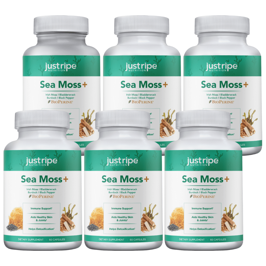 Sea Moss + ( 6 Bottles )