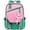 Pink and Green, variant on DAKIMOE School Backpack for Teens Middle School Bookbag Students Lightweight Durable Casual Outdoor Daypack College, Pink