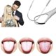 thumbnail image 4 of 2 pcs Stainless Steel Tongue Scrapers, Cleaning Scraper, Oral Care, Keep Breath Fresh, Improve Oral Hygiene, 4 of 4