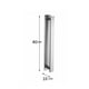 thumbnail image 4 of Toallero de acero inoxidable con tira autoadhesiva para ahorrar espacio en el baño o la cocina, barra de toalla adhesiva de base cuadrada resistente, fácil de instalar para superficies lisas, 4 of 6