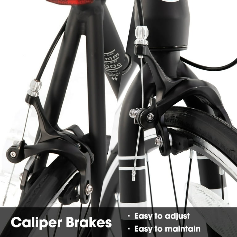 【美品】HILAND ロードバイク 700c ホワイト Lサイズ 2×7 美品】HILAND ロードバイク 700c ホワイト Lサイズ 2×7