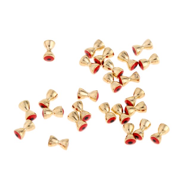 Mancuernas de latón Sunnimix 25 piezas 5.5mm atar moscas