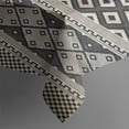 thumbnail image 4 of Rectangle Waterproof Tablecloth 60×120 Inch, Black Boho Style Reusable Indoor/Outdoor Durable Table Cover for Party Kitchen Dinner Room Decor, 4 of 6