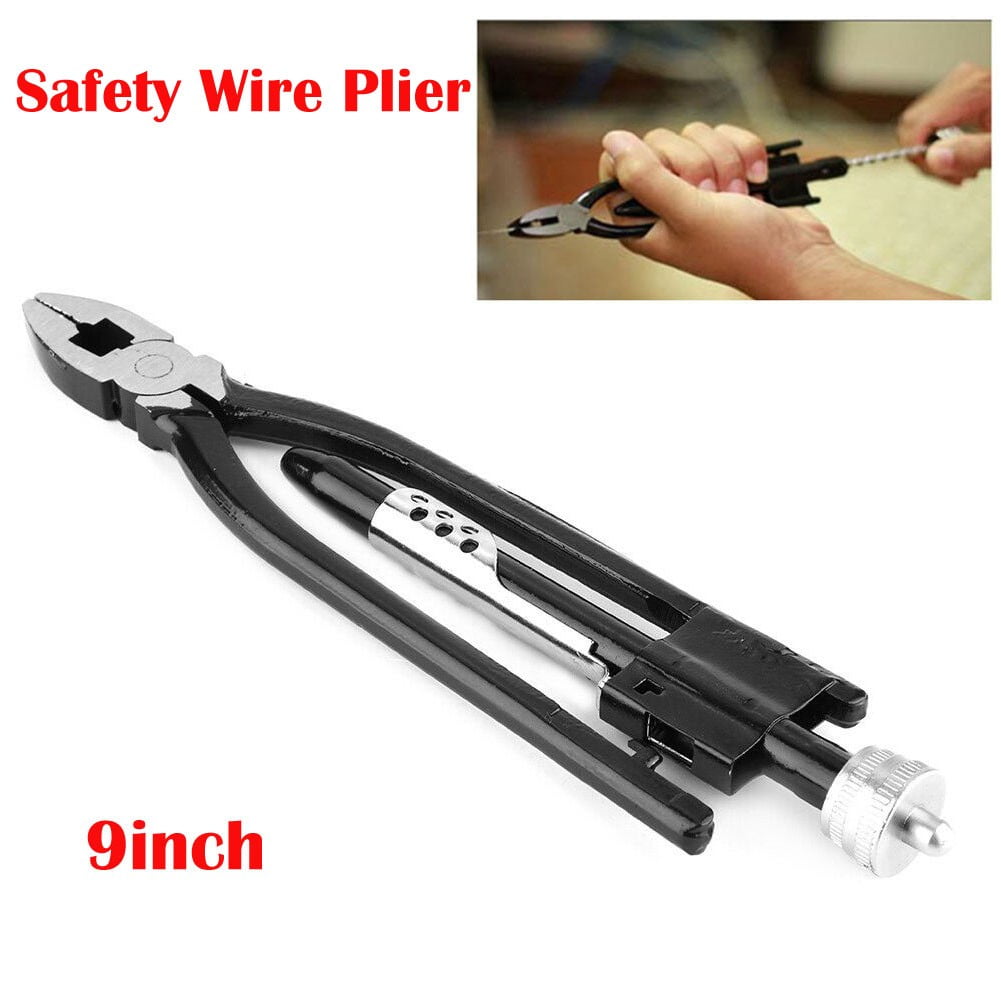 Safety Twist Pliers Wire Tie Cable Aircraft Automotive Puller Safetytwist 9" USA