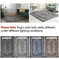 thumbnail image 3 of Keen Home Design Machine Washable Area Rugs with Non-slip Backing, Ideal for Hallway, Living Room, Bedroom, Kitchen and Laundry Room, Vintage Moroccan and Low Pile Rug - ( 2'6'' x 12' ), 3 of 9