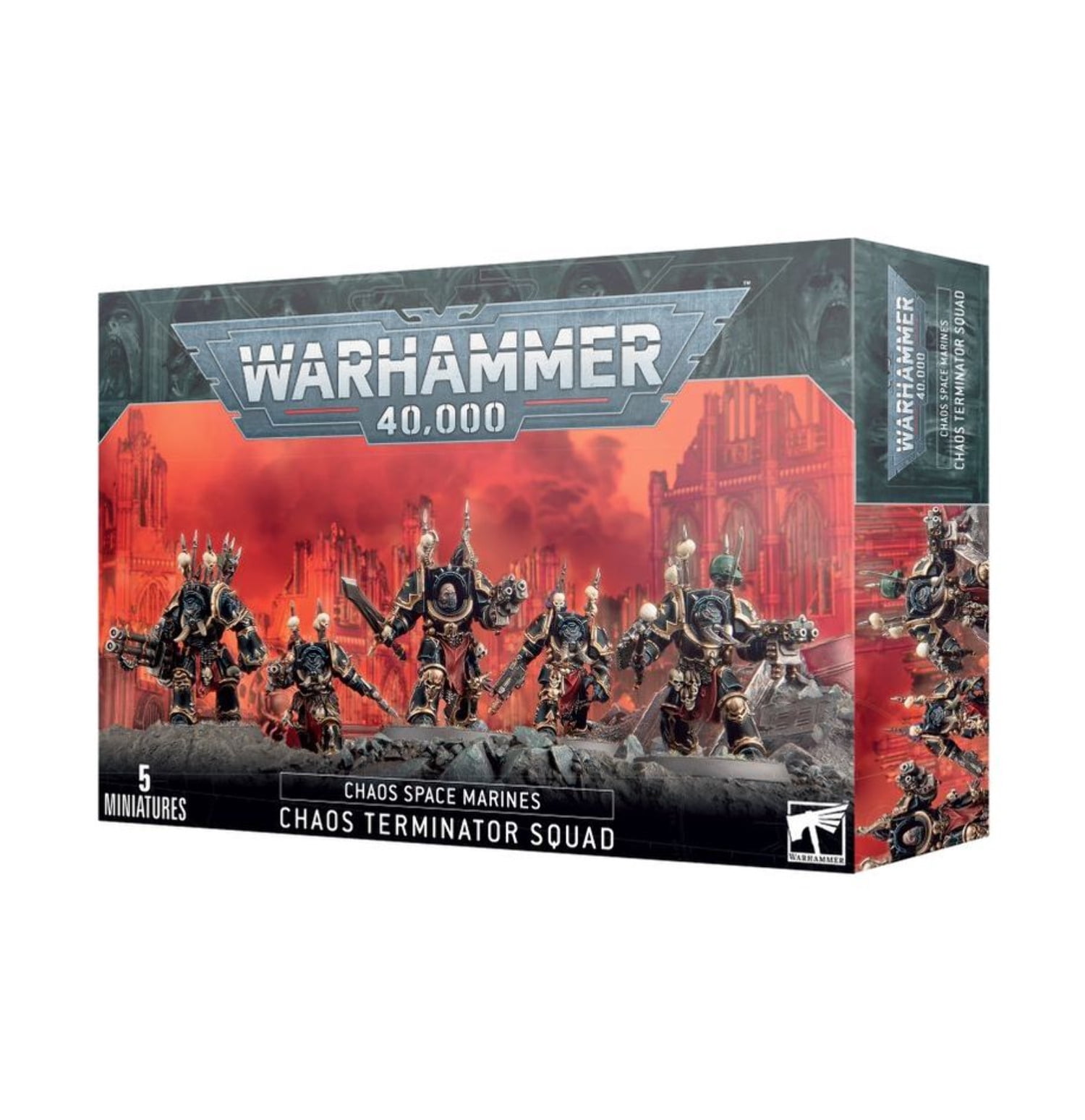 Games Workshop - Warhammer 40K - Chaos Space Marines - Chaos Terminator Squad