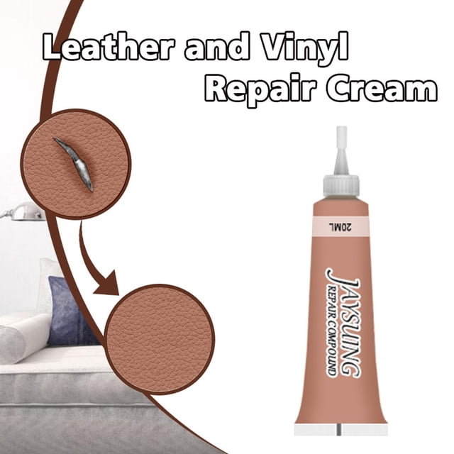 Dusknt Under $5 Leather Scratch Repair Cream, Tool Restores Filler Rip Scratch Leather Seat Kit Car Scuffs Sofa Tools & Home Improvement, Limited Time Offer