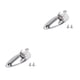 thumbnail image 3 of Yuarrent Electric Guitar Boat Socket Metal Acoustic Accessory Replacement Equipment Pickup Instrument Musical for plata 2piezas Yuarrent CBP097375, 3 of 5