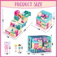 thumbnail image 2 of Toys for Girls Ages 3-8, Mini Doll House Pretend Play Toy with Light and Music Toys for Girls 3-8 Years Old Birthday Christmas Gifts, 2 of 6