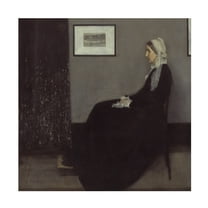 Trademark Fine Art Whistler Whistlers Mother Canvas Wall Art - 24x24