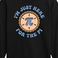 thumbnail image 3 of Instant Message - Just Here For The Pi - Toddler And Youth Long Sleeve Graphic T-Shirt, 3 of 6
