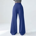thumbnail image 7 of Abomasnow Women's Dressy Pants High Waisted Straight Leg Pleated Pants Work Office Casual Soft Yoga Workout Pants with Pockets, 7 of 7