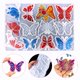 thumbnail image 3 of Btafrte Molde Mariposa 3D Molde Silicona Con Forma Mariposa para Joyas (blanco), 3 of 9