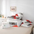thumbnail image 6 of Manfei Xmas Red Sparrow 7-Piece Bedding Comforter Set for Teens Children Kids,Christmas Cardinal Bird King Bedding Sets,Happy New Year Ultra Soft Bed Sheets,Ultra Soft Home Decor,Reversible, 6 of 8