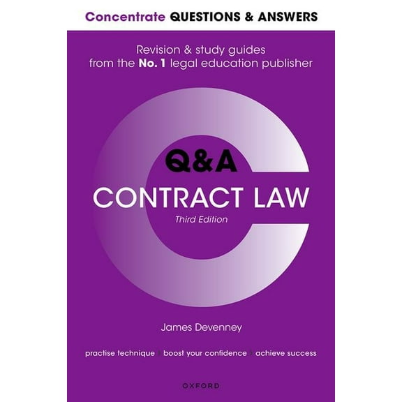 Concentrate Questions & Answers Concentrate Questions and Answers Contract Law: Law Q&A Revision and Study Guide, (Paperback)