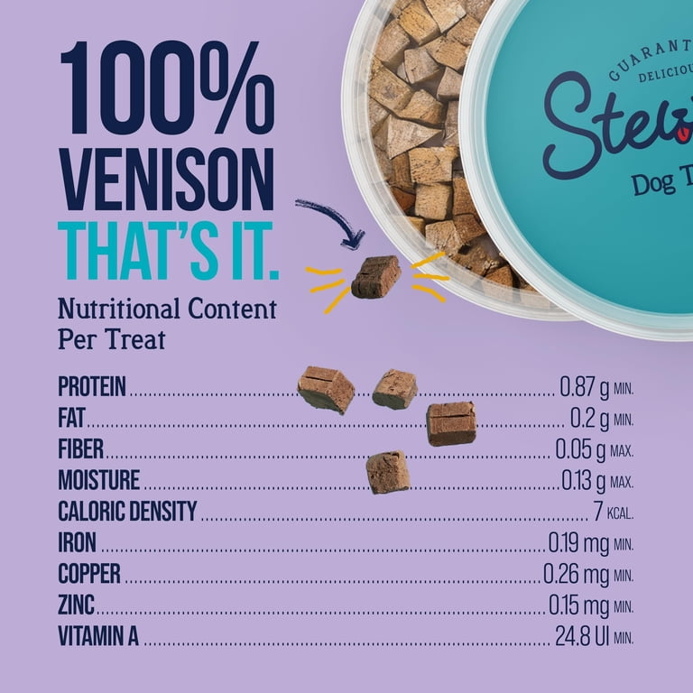 Stewart Freeze-Dried Venison Liver Dog Treats, 50 Pieces, 3 oz photo 6
