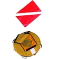 thumbnail image 2 of Boya Flotante de Alta Visibilidad Colamx con Bandera de Inmersión Amarillo, 2 of 8
