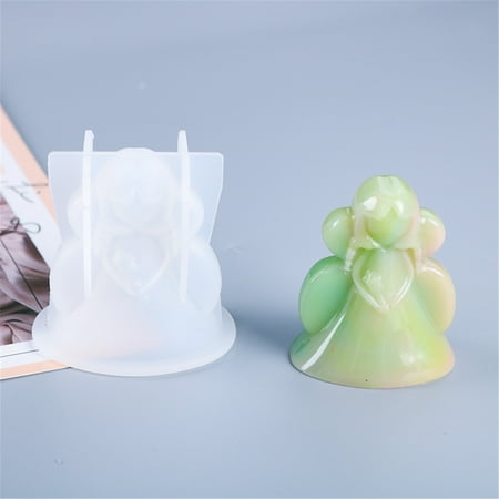 

DIY Couple Pendant Drop Glue Mould Christmas Decoration Backpack Pendant Ornament Mirror Silicone Mould