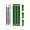 Green, variant on Heavy-Duty Tree Stake Kit for Young Trees, Complete Staking Anchoring System with 3 Stumps, 3 Tree Straps, and 3 Ropes, Windproof Support for New Planting and Gardening, Army Green