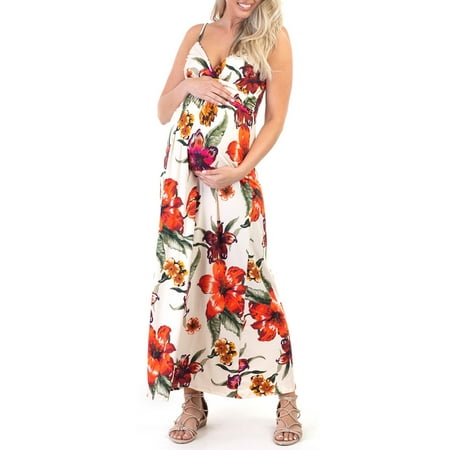 

Women s Wrap Ruched Maternity Dress
