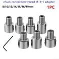 thumbnail image 2 of 8-19mm M14 adapter M14*1 Connecting rod Connector Bushing For chuck Lathe Bench, 2 of 6