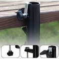 thumbnail image 4 of 2 Pieces QIWEIS Parasol Holder Balcony Railing Parasol Holder Balcony Clamp Bracket For Table Parasol Accessories Fixing For Balcony, Terrace Or Table - Balcony Parasols With Pole Up To Ø 19-38 Mm, 4 of 5