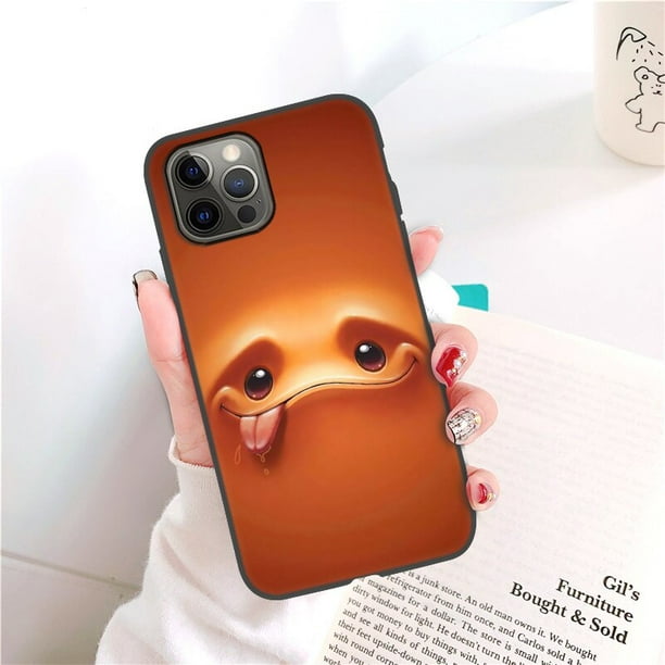 Funda para iPhone 11, funda con cara divertida para teléfono, iPhone 14 12 Pro Max 13 7 8 Plus XR XS X SE 2022 2020 5S iPhone12 Mini, fundas blandas Tan Jianjun unisex