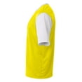 thumbnail image 2 of A4 Legend Soccer Jersey For Men in Safety Yellow White | N3016, 2 of 5