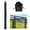 Corner post, variant on Black Cable Railing Post 36 Inch 36"x2"x2" Level Drilled Surface Mount T304 Stainless Steel Cable Railing System Kit Indoor Outdoor with Paper User Guide PS01 BH4S