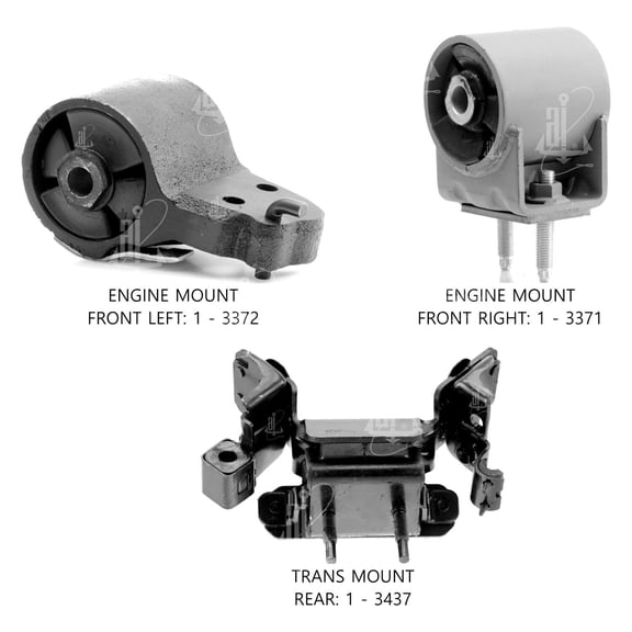 Engine Mount Kit for Ford F-150 2009-2013 Aluminum/Steel