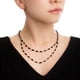 thumbnail image 4 of Collar Gargantilla Ametrinaa para Mujer con Piedra Negra Chapa de 18k, 4 of 4