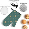 thumbnail image 4 of Saint Patrick Day Oven Mitts and Pot Holders 4 Pcs Sets for Kitchen, Cooking Gloves Heat Resistant Oven Mitt Gloves Non Slip Potholders BBQ Gloves for Grilling, Baking, BBQ, 4 of 6