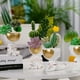thumbnail image 4 of 1 Mini maceta para flores, astronauta creativo, macetas para plantas suculentas, estatuilla de resina en miniatura para el hogar, jardín al aire libre, decoración de balcón, sumin, 4 of 5