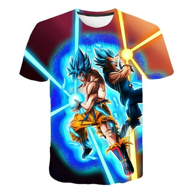 T-shirt Cartoon anime Dragon Ball Z Haut pour Enfants T-shirt Vêtements pour Enfants Été à Manches Courtes T-shirt pour Hommes