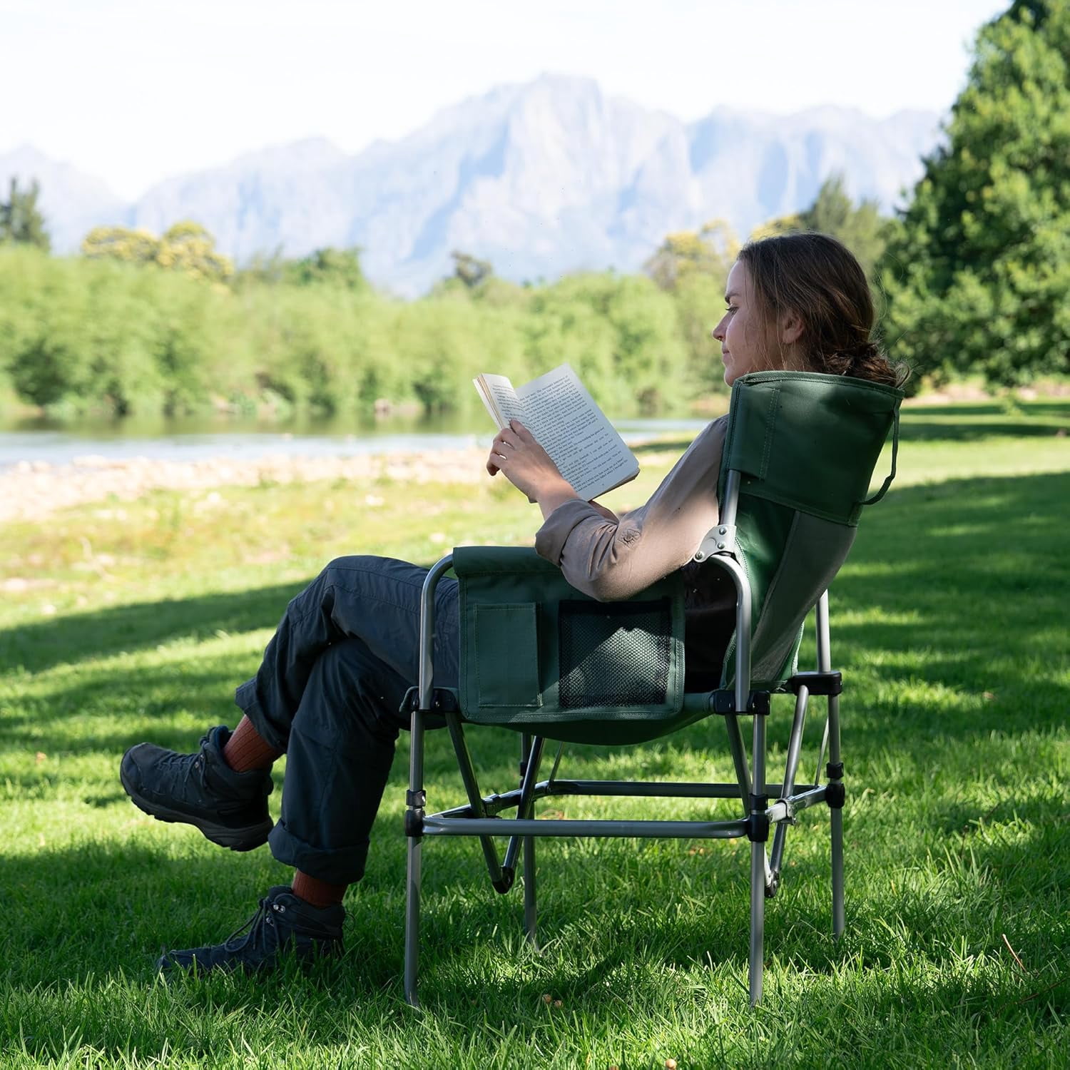 Pico Arm Chair Outdoor Folding Camping Chair With Carry Bag