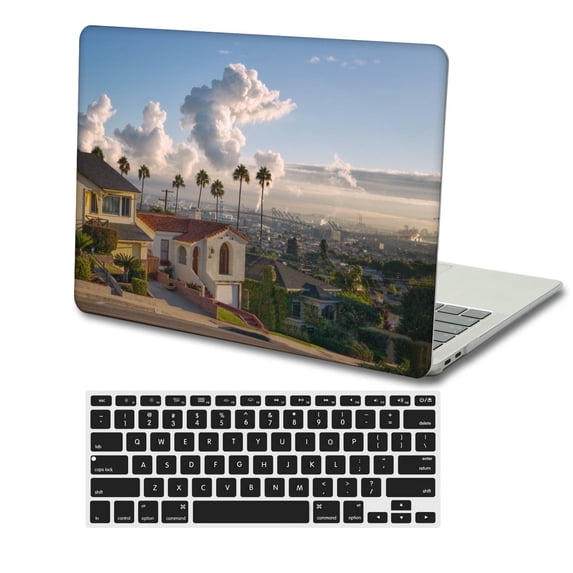 KSK KAISHEK Plastic Hard Shell Case Cover Compatible 2022.0 Rel. MacBook Air 13.6 Inch Touch Bar + Black Keyboard Cover Model: A2681 Sky Series 0210