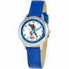 Spider-Man Boys' Stainless Steel Watch, Blue Strap