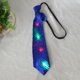 thumbnail image 4 of con luces intermitentes para y adultos, luces de fiesta LED, accesorio para de lentejuelas Azul Colcomx Corbata del LED, 4 of 7