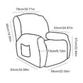 thumbnail image 3 of Clearance Items Recliner Chair With Pockets Double Weave Washable Plush Chair Protectors For Dogs Cats Sofa Covers For Sectional Sofa Set, 3 of 6