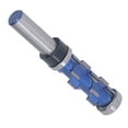 thumbnail image 1 of Trim Router Bit, Easy Installation 1/2x19x45mm Round Shank Spiral Flush Router Bit High Strength Cemented Carbide Tungsten Steel  For Woodworking, 1 of 8