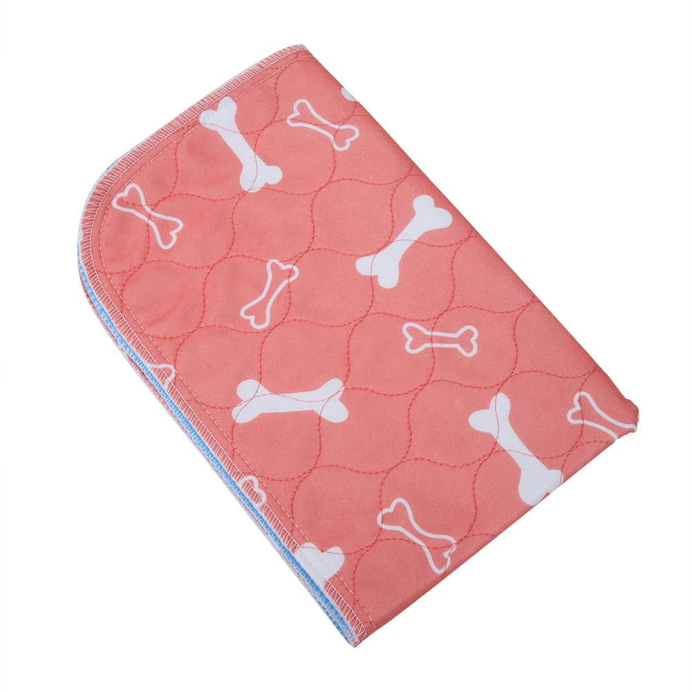 Tebru Dog Pee Pad,3 Sizes Reusable Waterproof Puppy Dog Cat Pee Bed Pad